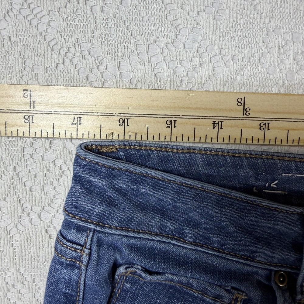 SONOMA Goods For Life Jeans Womens 12 Blue High Rise Skinny Button Fly Stretch - Picture 6 of 13